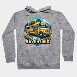 Adventurous Road Trip, Bus Adventure Hoodie